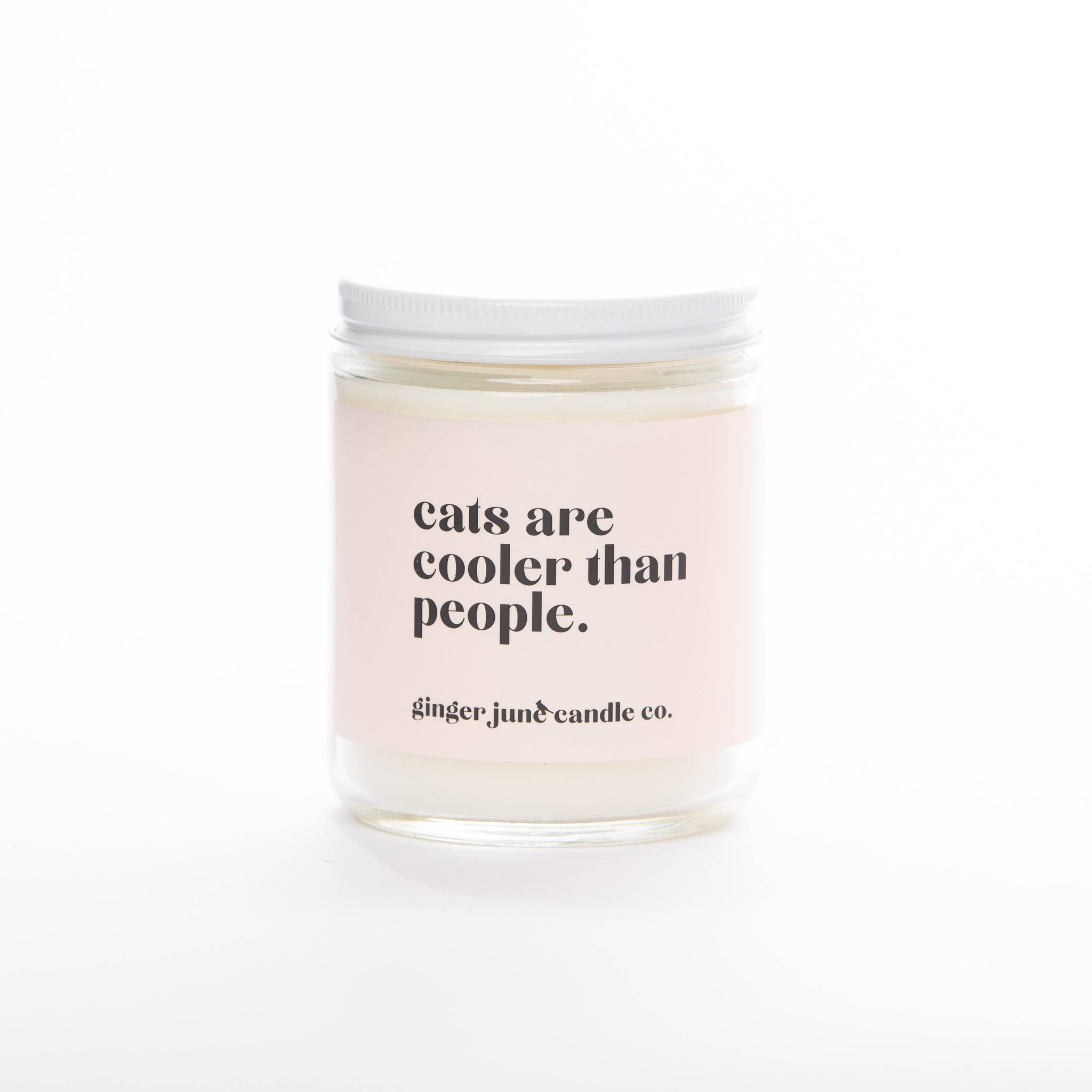 Cats Are Cooler Than People - Non Toxic Soy Candle