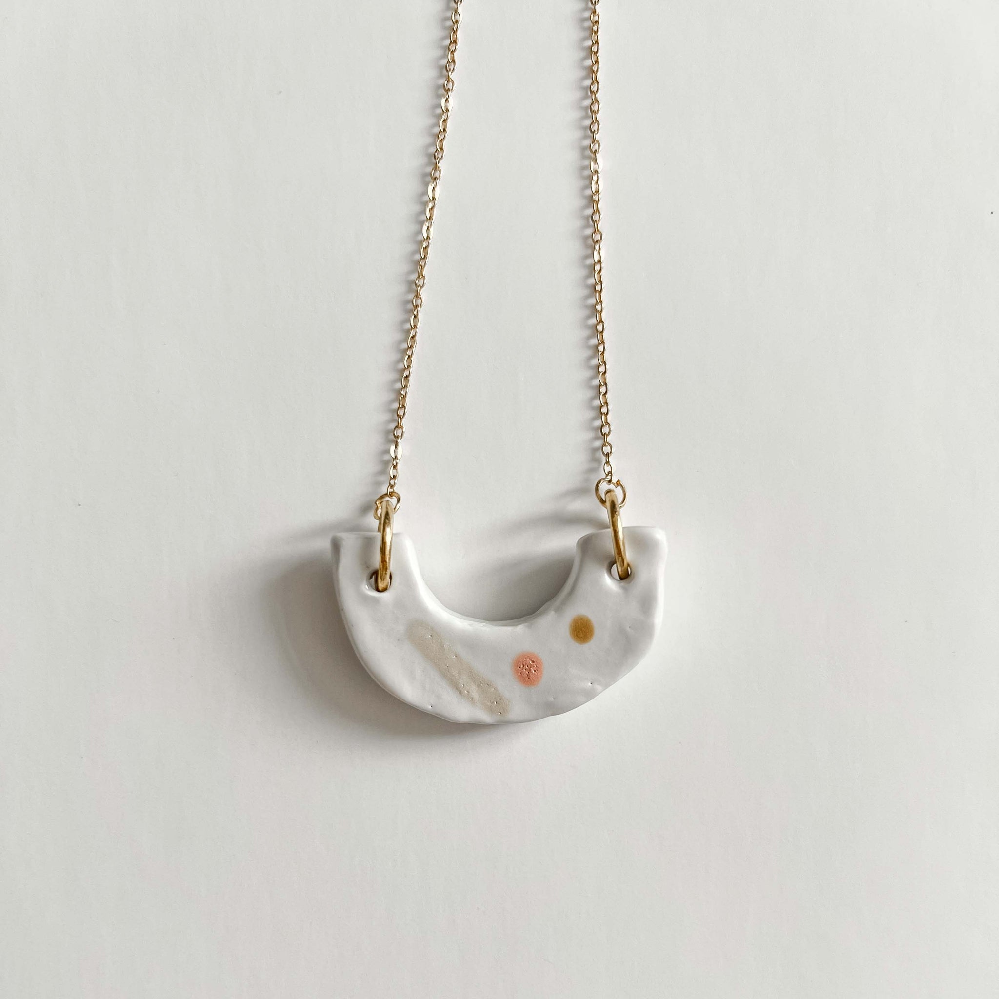 Abstract Scoop Necklace