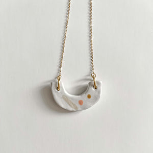 Abstract Scoop Necklace