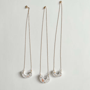 Abstract Scoop Necklace