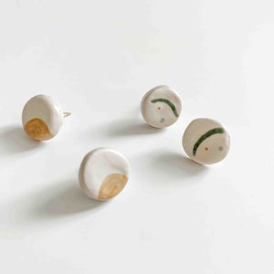 Abstract Stud Earrings